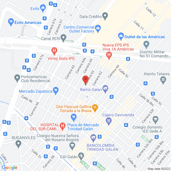 Mapa de Calcetines Reflectiva S.A.S.