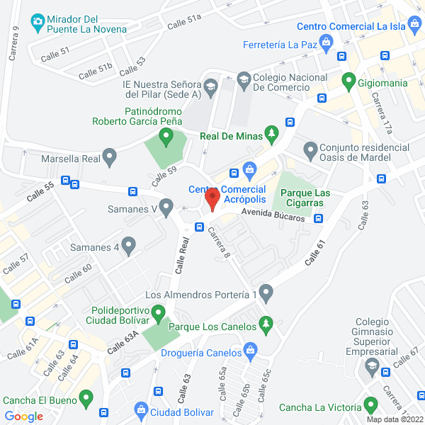 Map of Calentadores Alexander Pinto