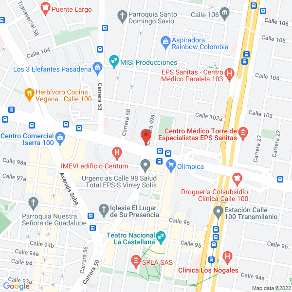 Mapa de Gómez María Carolina