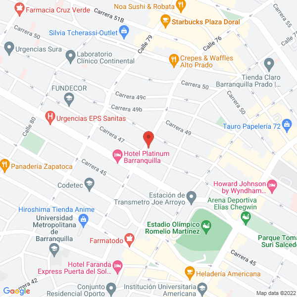 Map of Call Center & Marketing