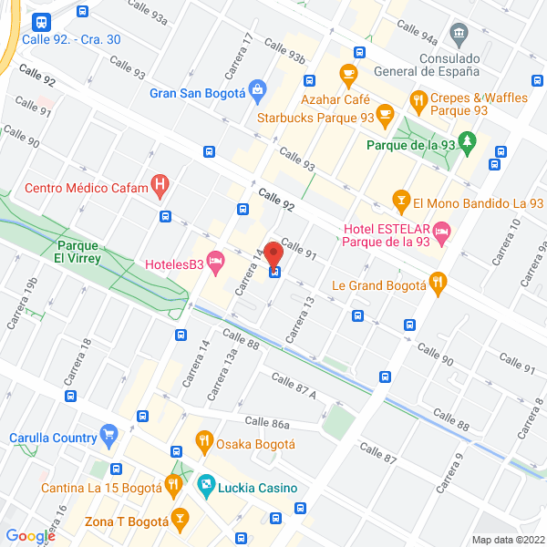 Mapa de Calyx Ltda.