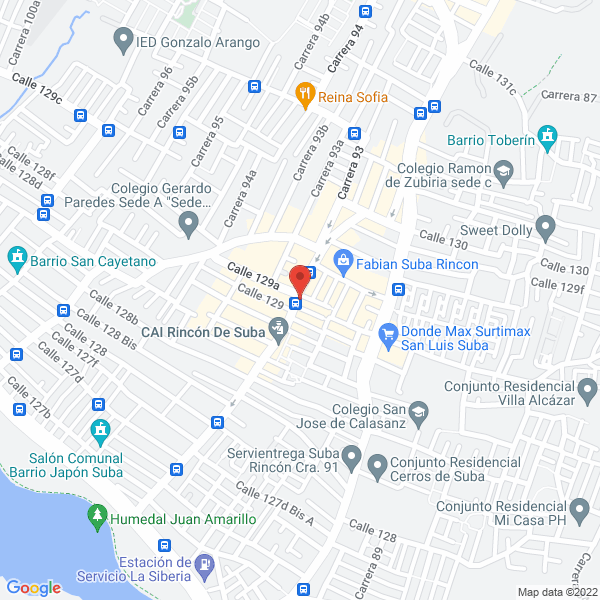 Mapa de Calza Lo Mejor De Bucaramanga