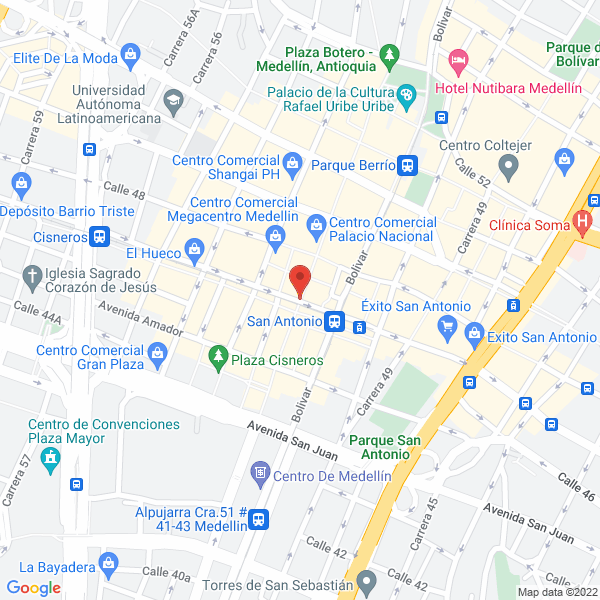 Mapa de Calzado Alo