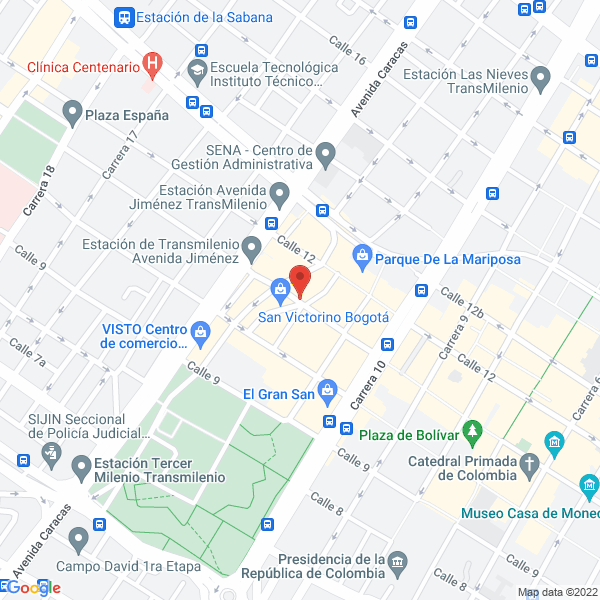 Mapa de Calzado La Fe