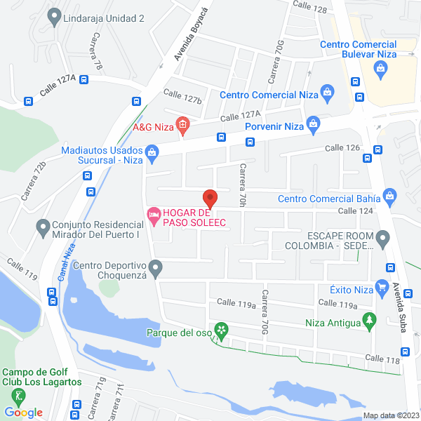 Mapa de Cámara De Comercio Colombo Argentita