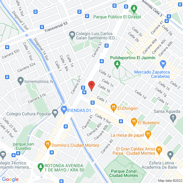 Mapa de Cambetex S.A.S.