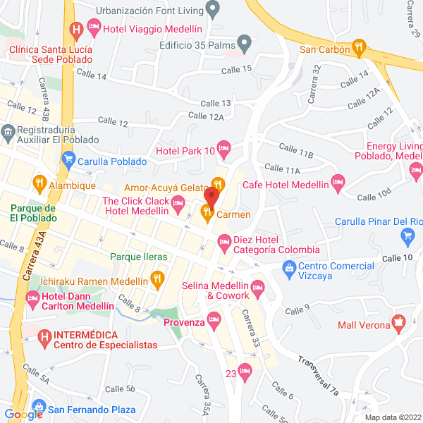 Mapa de Caramelo Escaso