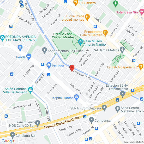 Mapa de Carpintería Domiciliaria Locativas Integrales