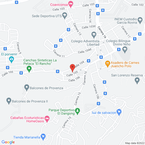 Map of Carpintería Pablo Galeano