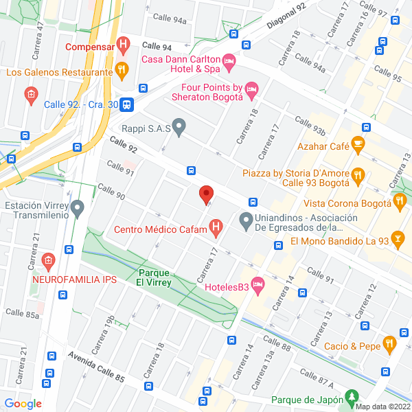 Mapa de Carranza Niño Victor Manuel