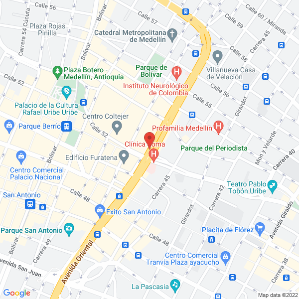 Mapa de Carmona Henao Over Ovidio