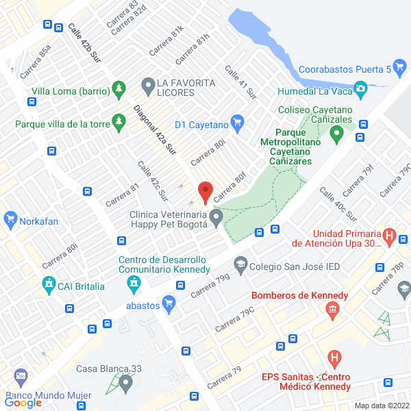 Mapa de Carnes Finas Los Novillos S.A.S.