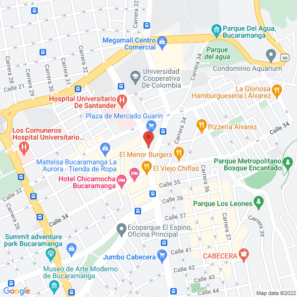 Map of Carnes Villa