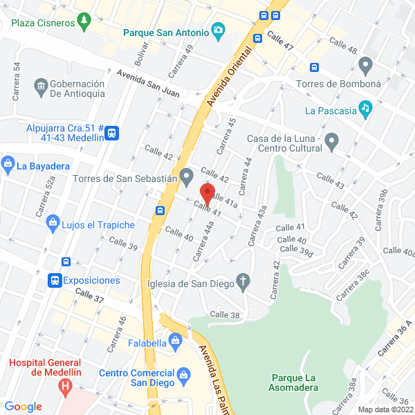 Mapa de Carniceria Nueva