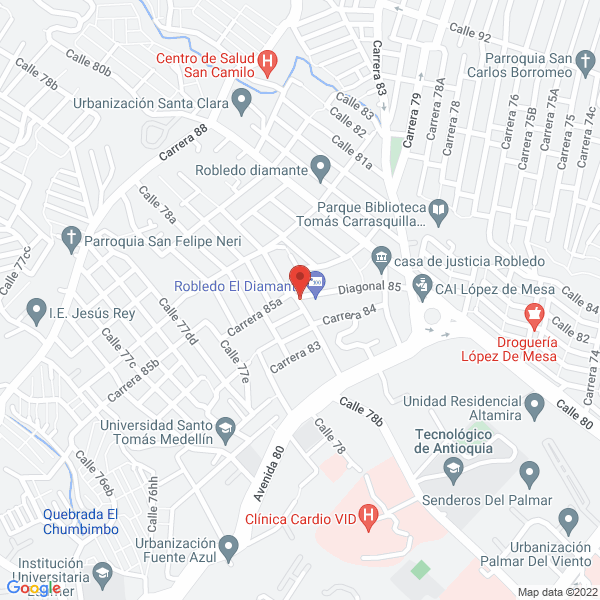 Mapa de Carnicería Pascual