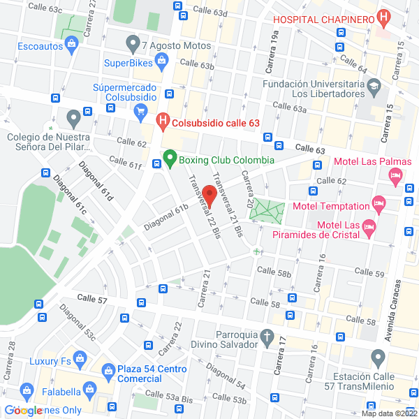 Mapa de Cartoon Snacks S.A.S.