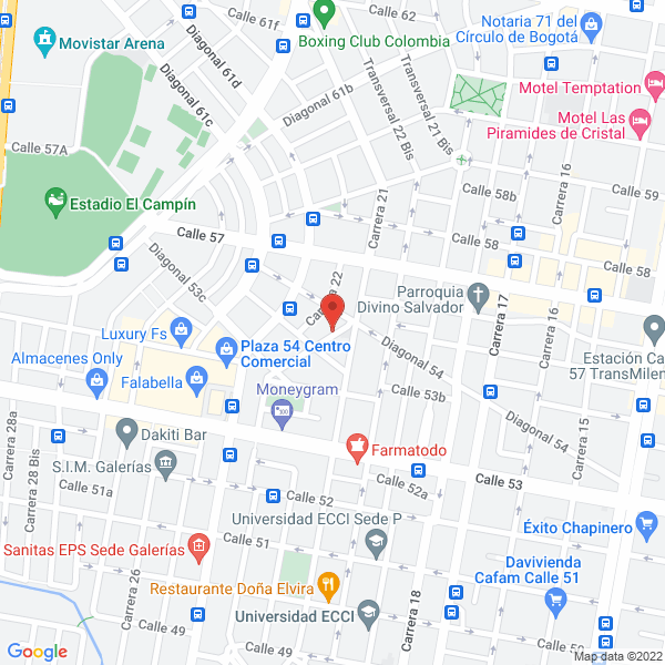 Mapa de Casa Andina Ltda