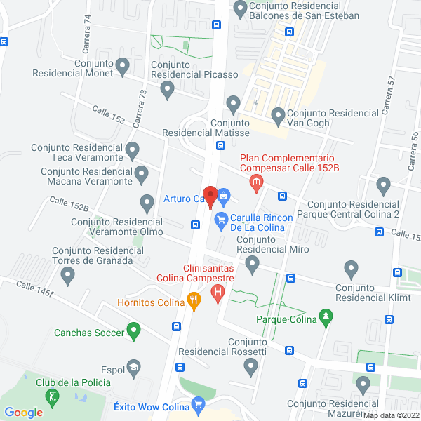 Mapa de Capratex S.A.S.