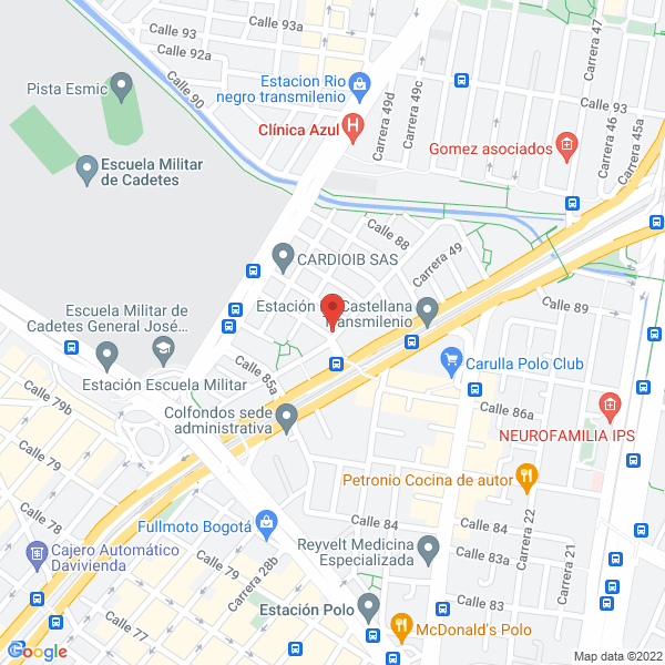Mapa de Carlos Arturo Arango Y Cia S En C