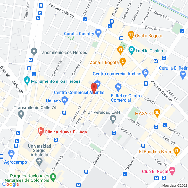 Mapa de Carmen De Bolívar