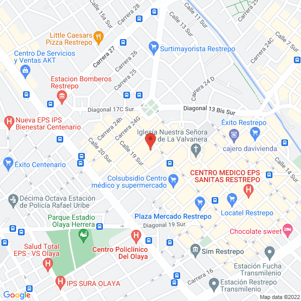 Mapa de Calzatore Hemisi Ltda.