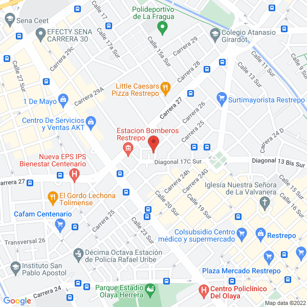 Mapa de Calzature Tellenzi