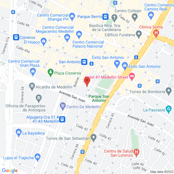 Mapa de Canoas La Palma
