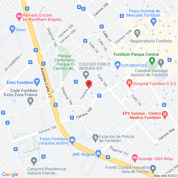 Mapa de Capacho Claudia