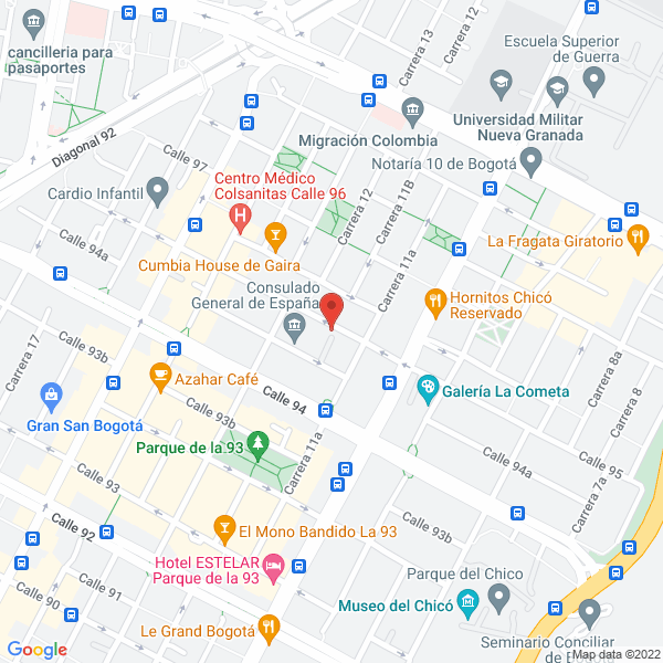Mapa de Capital Bagels