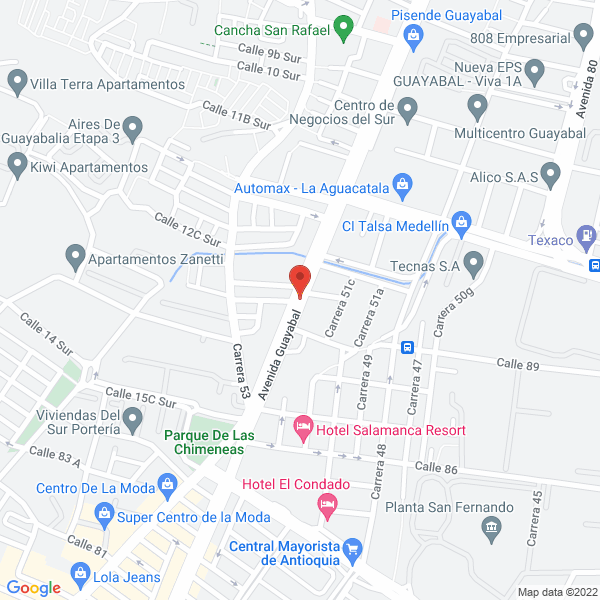 Mapa de Car Wash Del Sur