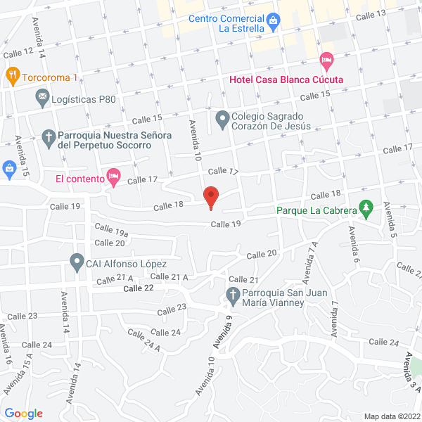 Map of Centromateriales