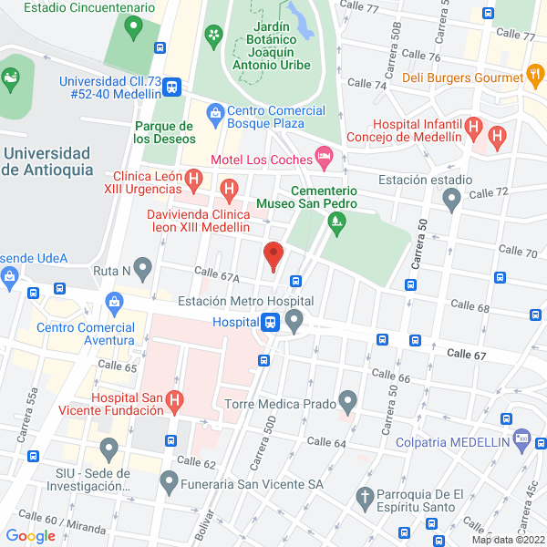 Mapa de Centro Dental San Fernando
