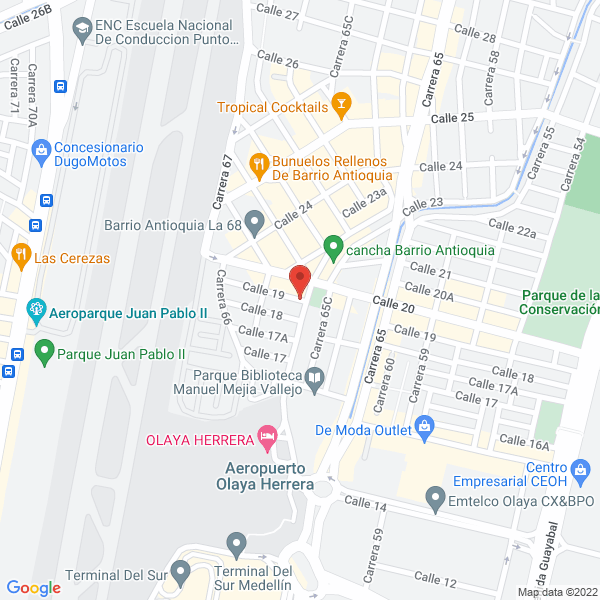 Mapa de Centro Educativo Oki Doki