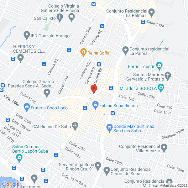 Mapa de Centro Educativo Bolivariano Cebol