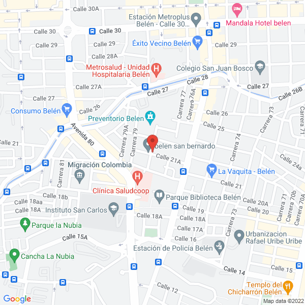Mapa de Centro Educativo Mi Casita Encantada