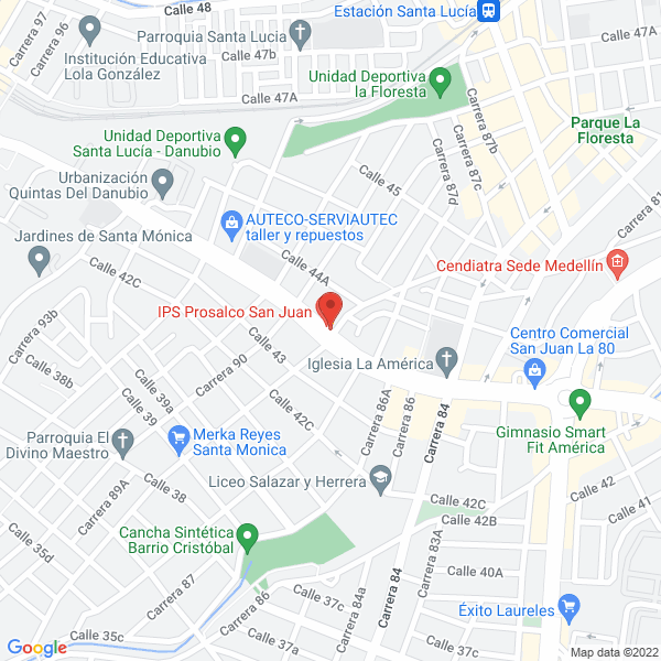 Mapa de Centro Educativo Mis Pinguinos