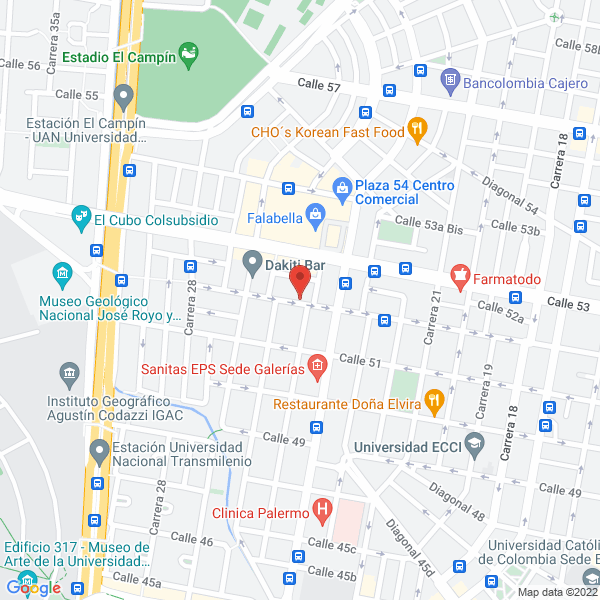Mapa de Casio Registradoras Pos