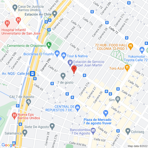 Mapa de Cda Capital Motor