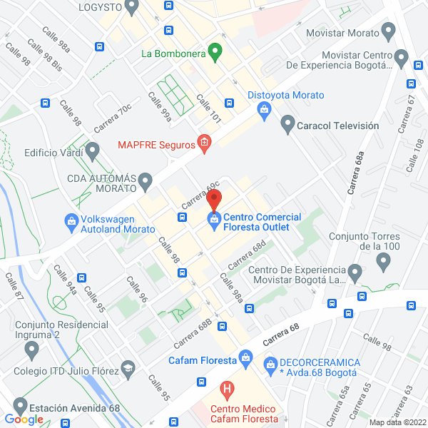 Mapa de Cda Morato