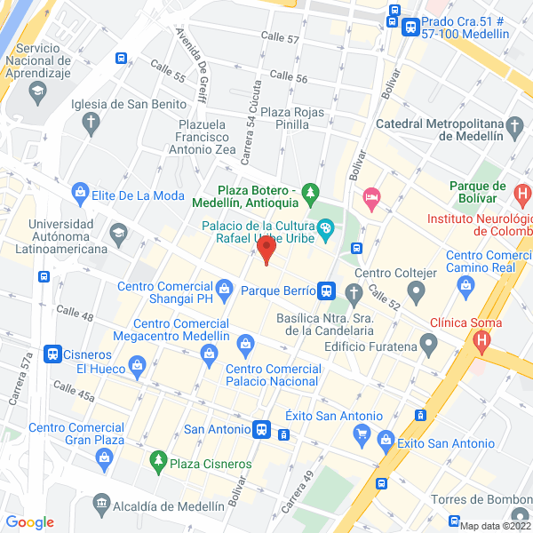 Mapa de Celltec