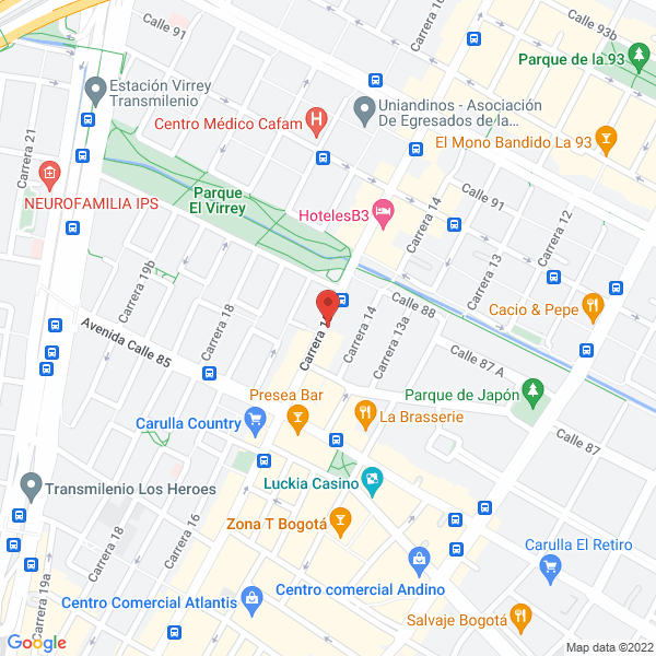 Mapa de Casa Comercial Hong Kong