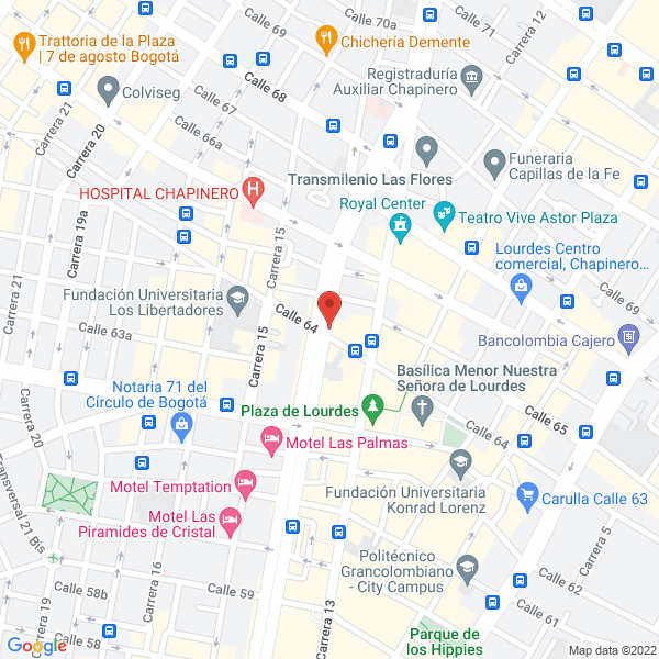 Mapa de Casa Comercial Nueva Zelanda