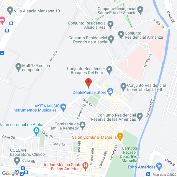 Mapa de Casa De Banquetes La Marsellesa