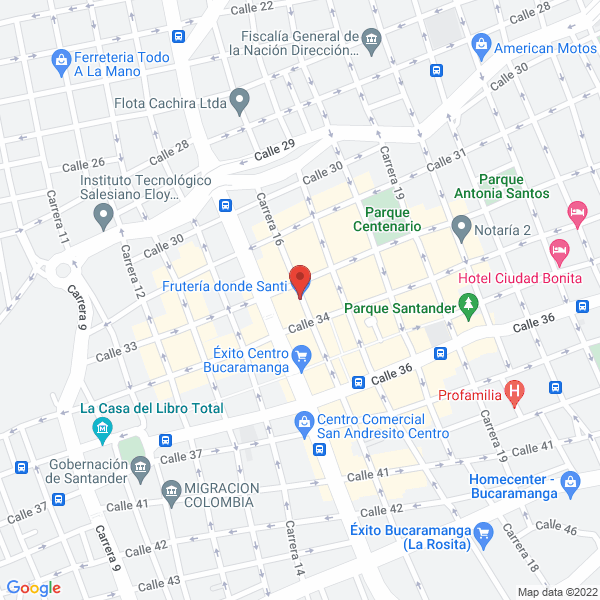 Map of Calzado Holguún