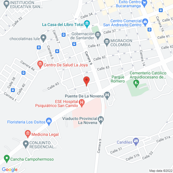 Map of Calzado Parment Ltda.