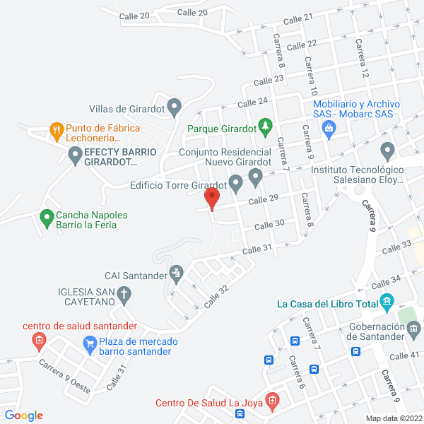 Map of Calzado Raimus