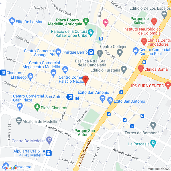 Mapa de Calzado Rossini