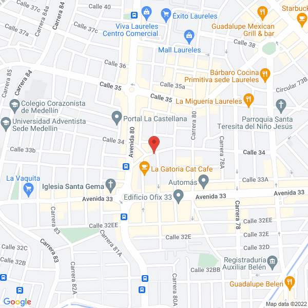 Mapa de Calzado Savá