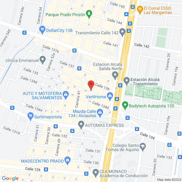 Mapa de Campomarket Colombia