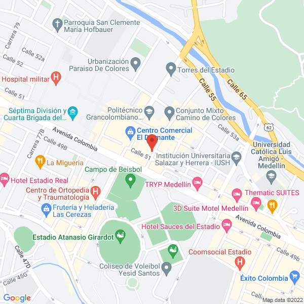 Mapa de Cancha Parque De Los Príncipes